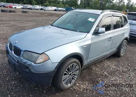 2004 BMW X3 3.0I из США, поврежденный, VIN WBXPA93464WA62817
